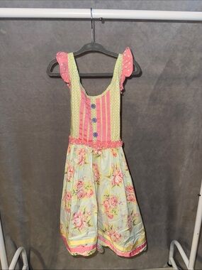 Matilda Jane Yellow and Pink Floral Sundress